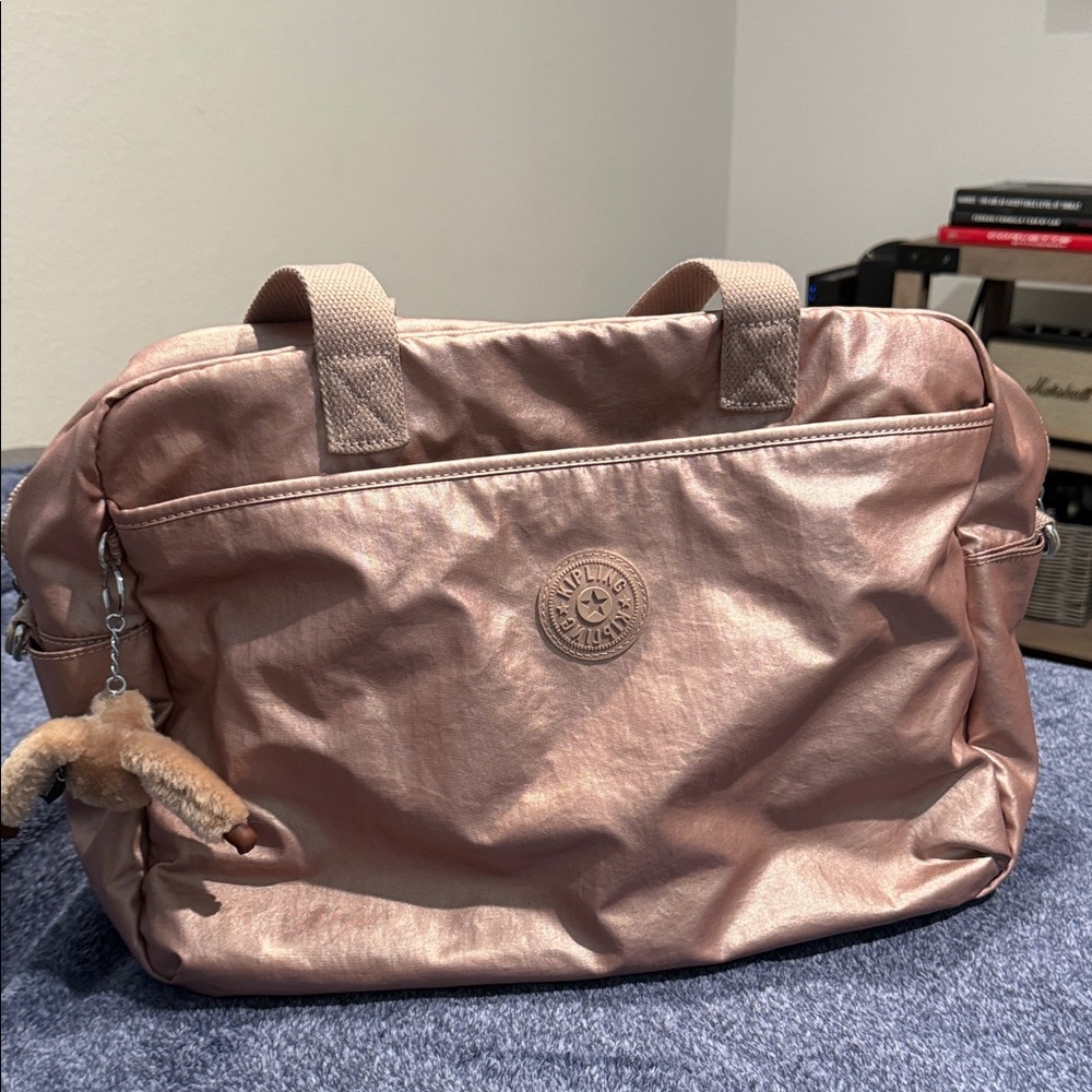 Kipling Metallic Rose Baby Bag